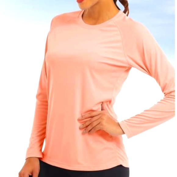 Eddie Bauer Soft Peach Women's Shirt - Picture 1 of 6